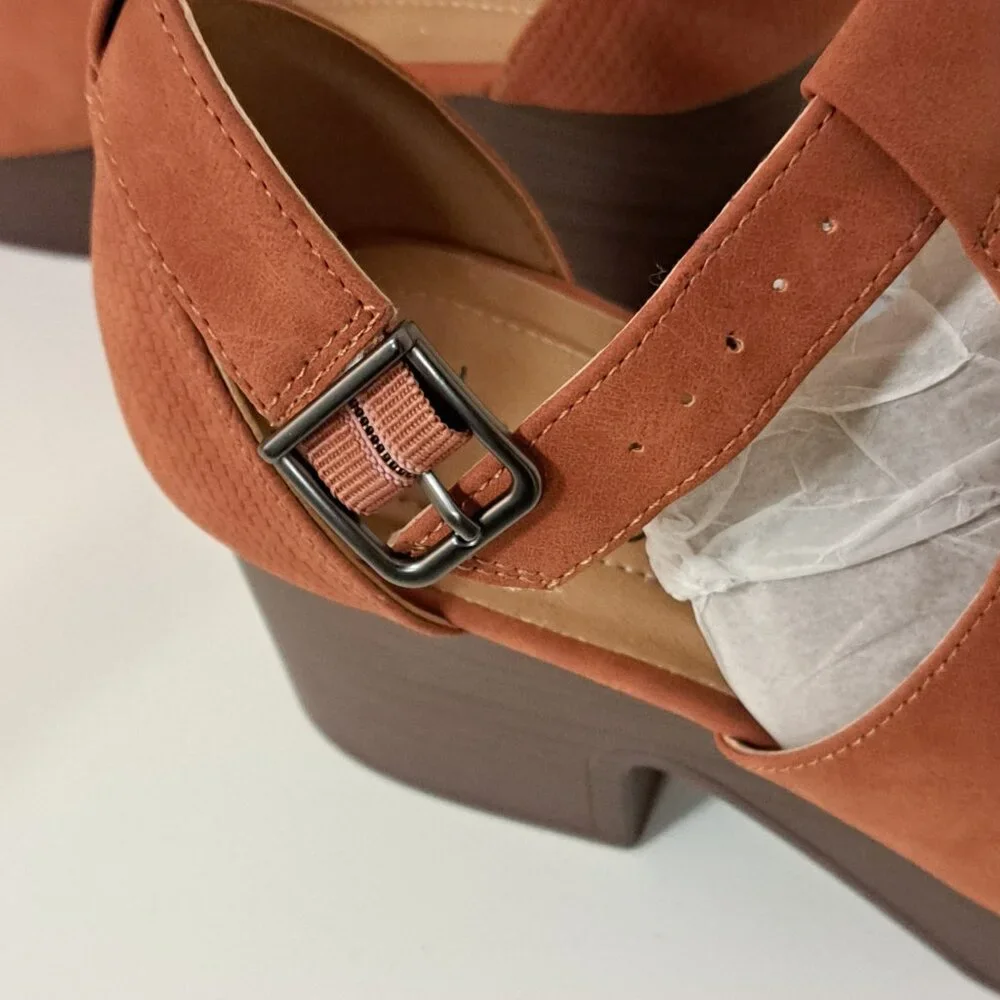Wonderly Emilia Platform Sandals Misses Size 9